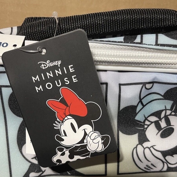 Disney Minnie Mouse Insulated Zipped Lunch Bag for Kids By Bloworld - Picture 7 of 12